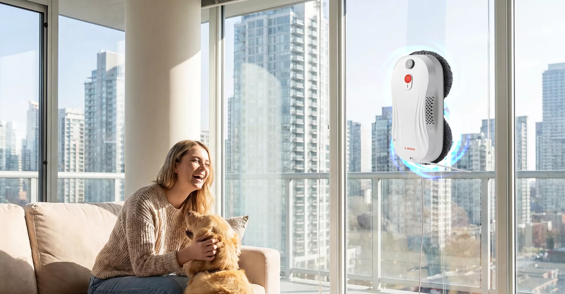Ablaktisztító robot beszállító